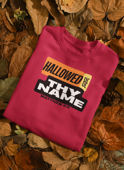 Hallowed Be Thy Name Christian Crewneck Sweatshirt
