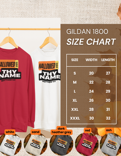 Hallowed Be Thy Name Christian Crewneck Sweatshirt